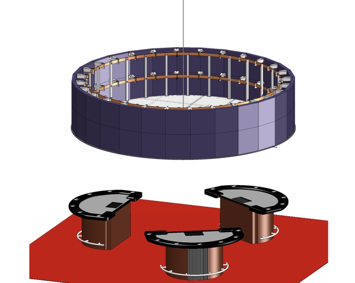 LED-Ring Spielbank Stuttgart – 3D-Modell der Konstruktion
