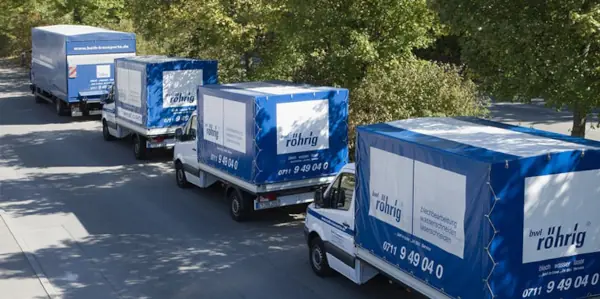 Eigene Spedition der Röhrig GmbH – Lieferung nach Karlsruhe