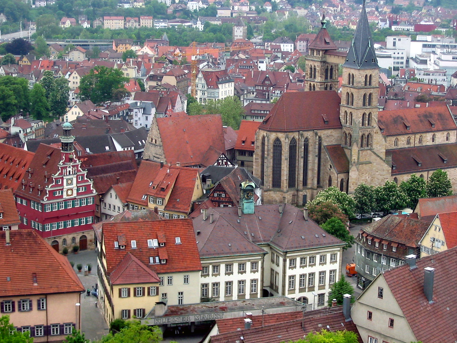 Esslingen am Neckar – Liefergebiet der Röhrig GmbH