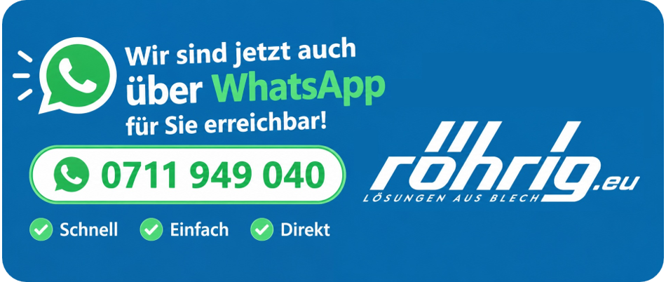 Wir sind jetzt auch über WhatsApp für Sie erreichbar: 0711 949 040